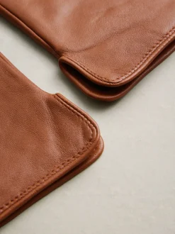 Marron fauve - Gants en cuir