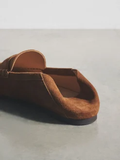 Marron fauve - Mocassins The Set Premium en daim