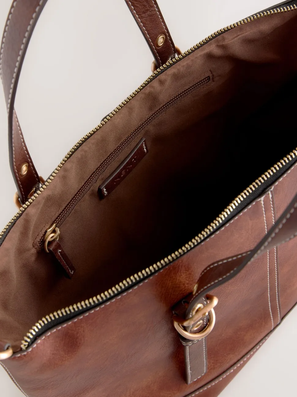 Marron fauve - Sac à main avec boucle