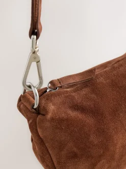 Marron fauve - Sac cross-body en cuir Sling