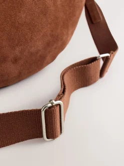 Marron fauve - Sac cross-body en cuir Sling