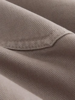 Marron mink - Jean large Palazzo taille haute