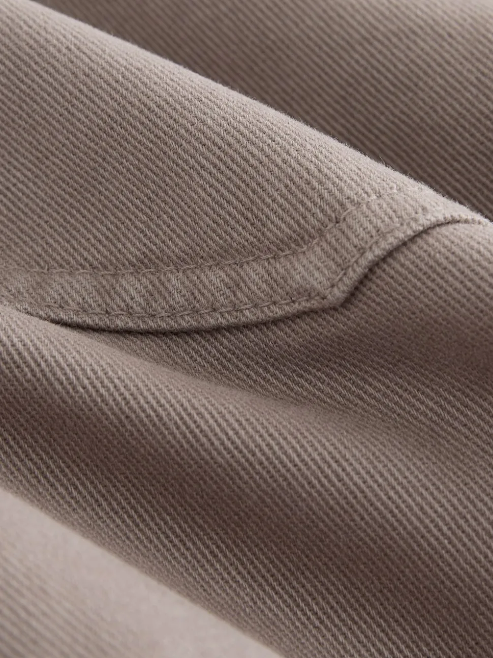 Marron mink - Jean large Palazzo taille haute