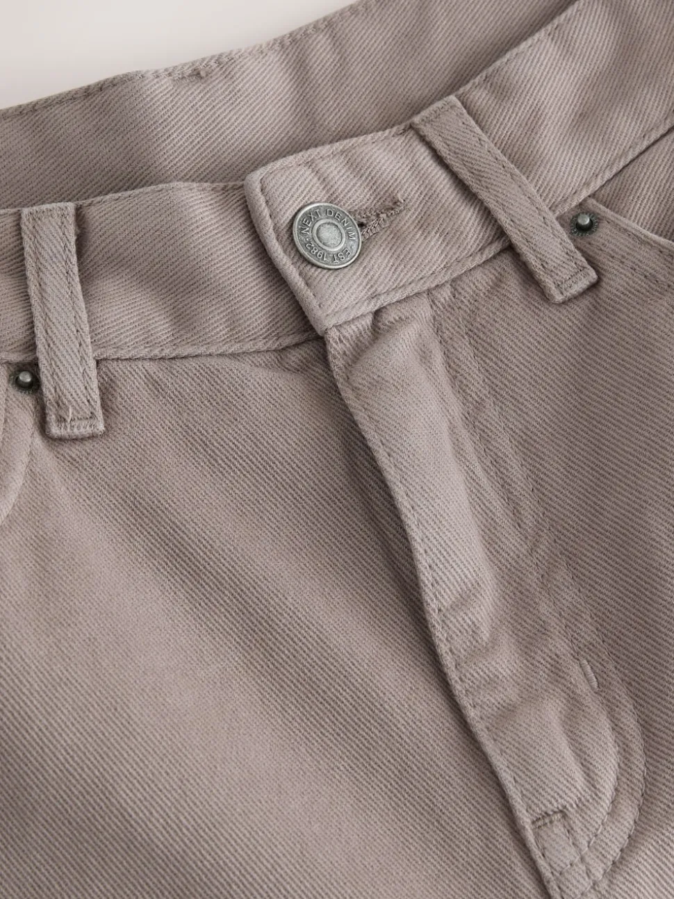 Marron mink - Jean large Palazzo taille haute