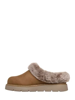 Marron noisette - Chaussons Skechers Keepsakes Lite Mélange