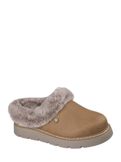 Marron noisette - Chaussons Skechers Keepsakes Lite Mélange