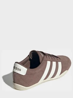 Marron/blanc - Baskets adidas Grand Court Lo