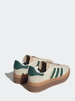 Marron/Vert - Baskets adidas Originals Gazelle Bold W