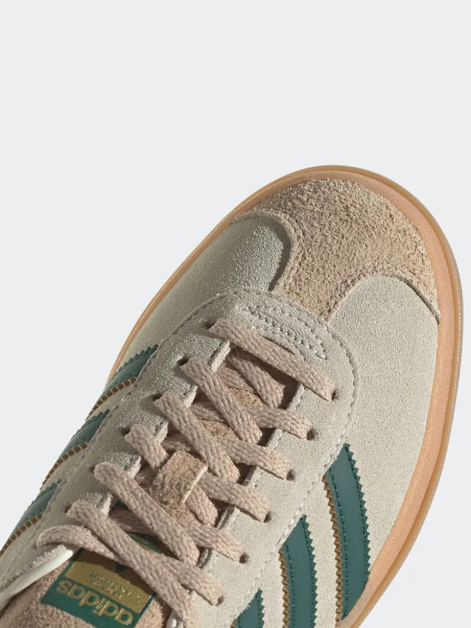 Marron/Vert - Baskets adidas Originals Gazelle Bold W