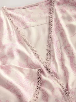 mauve - Peignoir Laura Ashley Josette