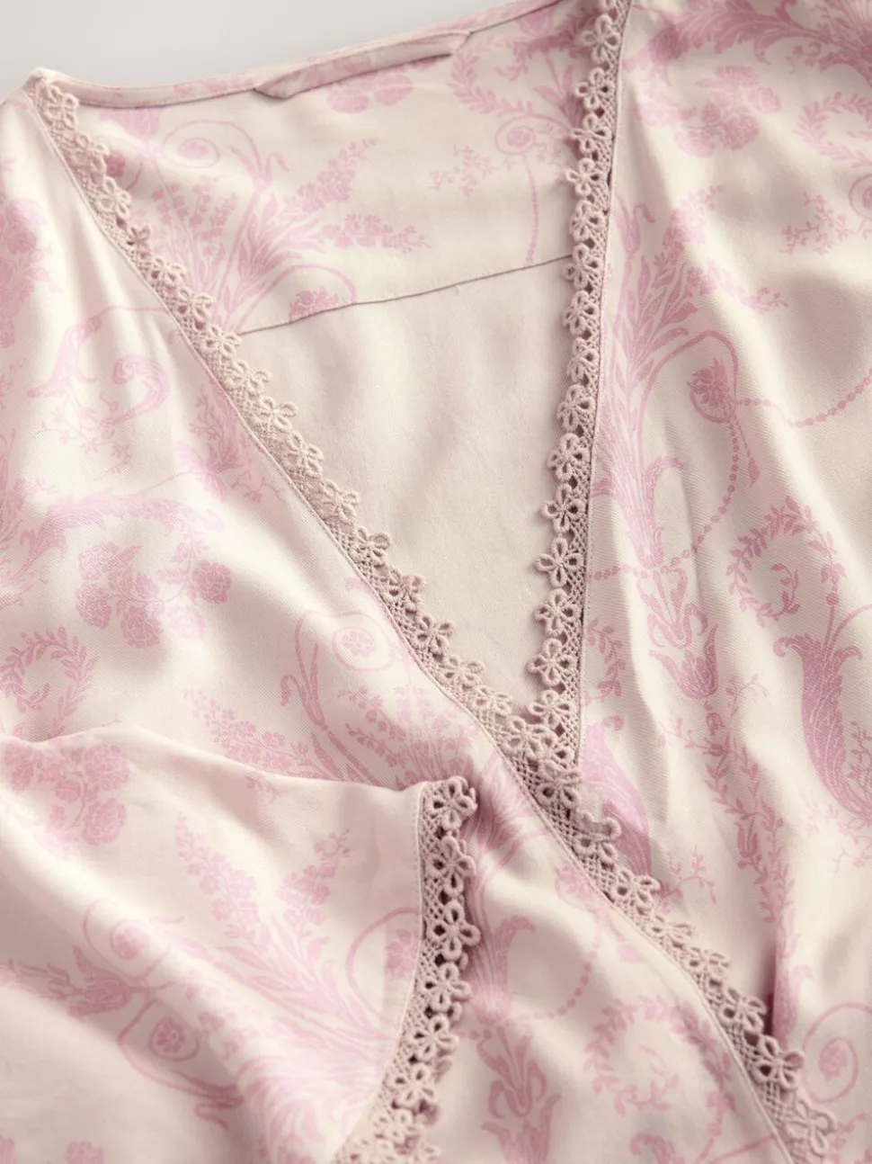 mauve - Peignoir Laura Ashley Josette