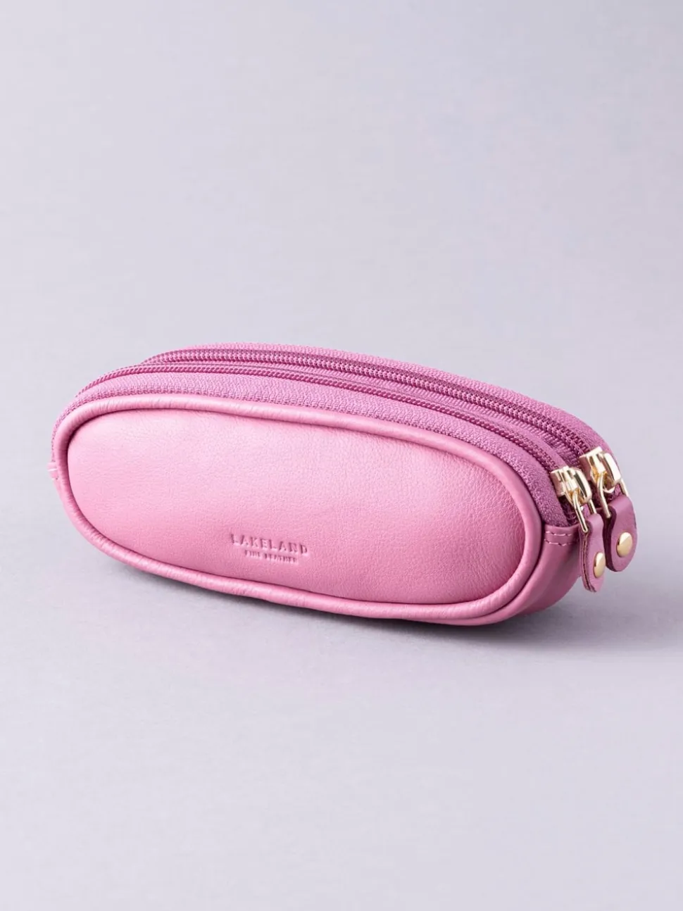 mauve - Étui Lakeland en cuir à deux verres