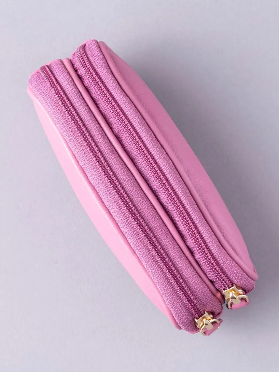 mauve - Étui Lakeland en cuir à deux verres