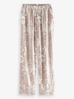 Mauve rose - Pyjama Laura Ashley Josette boutonné