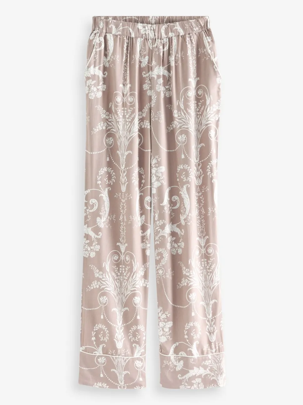 Mauve rose - Pyjama Laura Ashley Josette boutonné