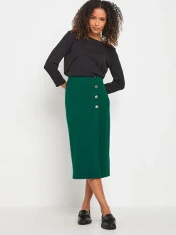 M&Co Jupes mi-long boutonnées