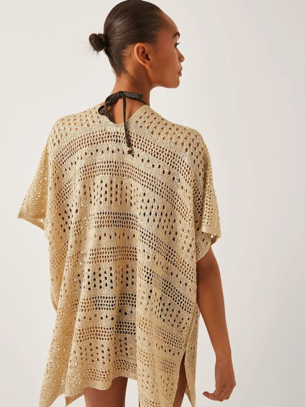 Mini caftan Monsoon Rosa en maille