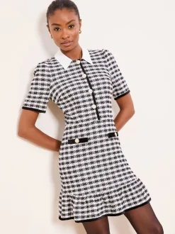 Mini robe Lipsy bouclée à col