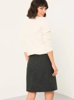 Mini-jupe FatFace en tweed