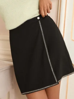 Minijupe Love & Roses enveloppante