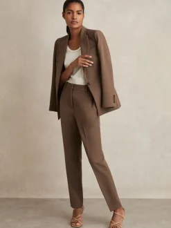 Mink neutre - Blazer de costume droit ajusté Reiss Gabie