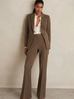 Mink neutre - Pantalon de costume Reiss Gabi évasé