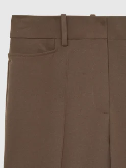 Mink neutre - Pantalon de costume Reiss Gabi évasé