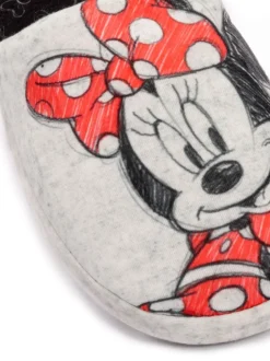 Minnie Mouse™ gris - Chaussons mules d’hiver Vanilla Underground femme