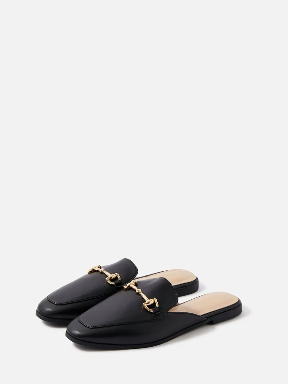 Mocassins Accessorize en métal sans dos