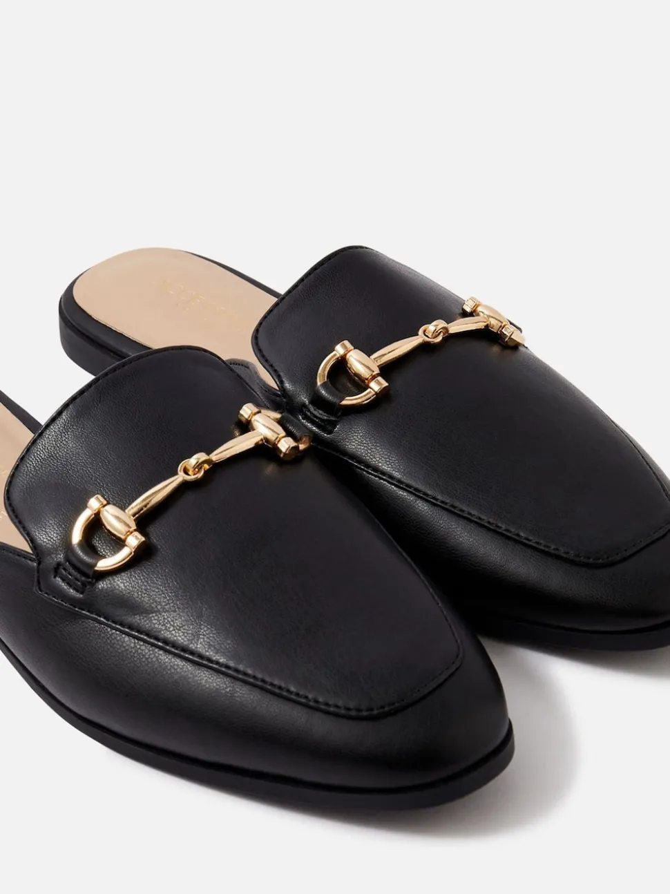 Mocassins Accessorize en métal sans dos
