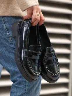 Mocassins Linzi épais avec détails tissés