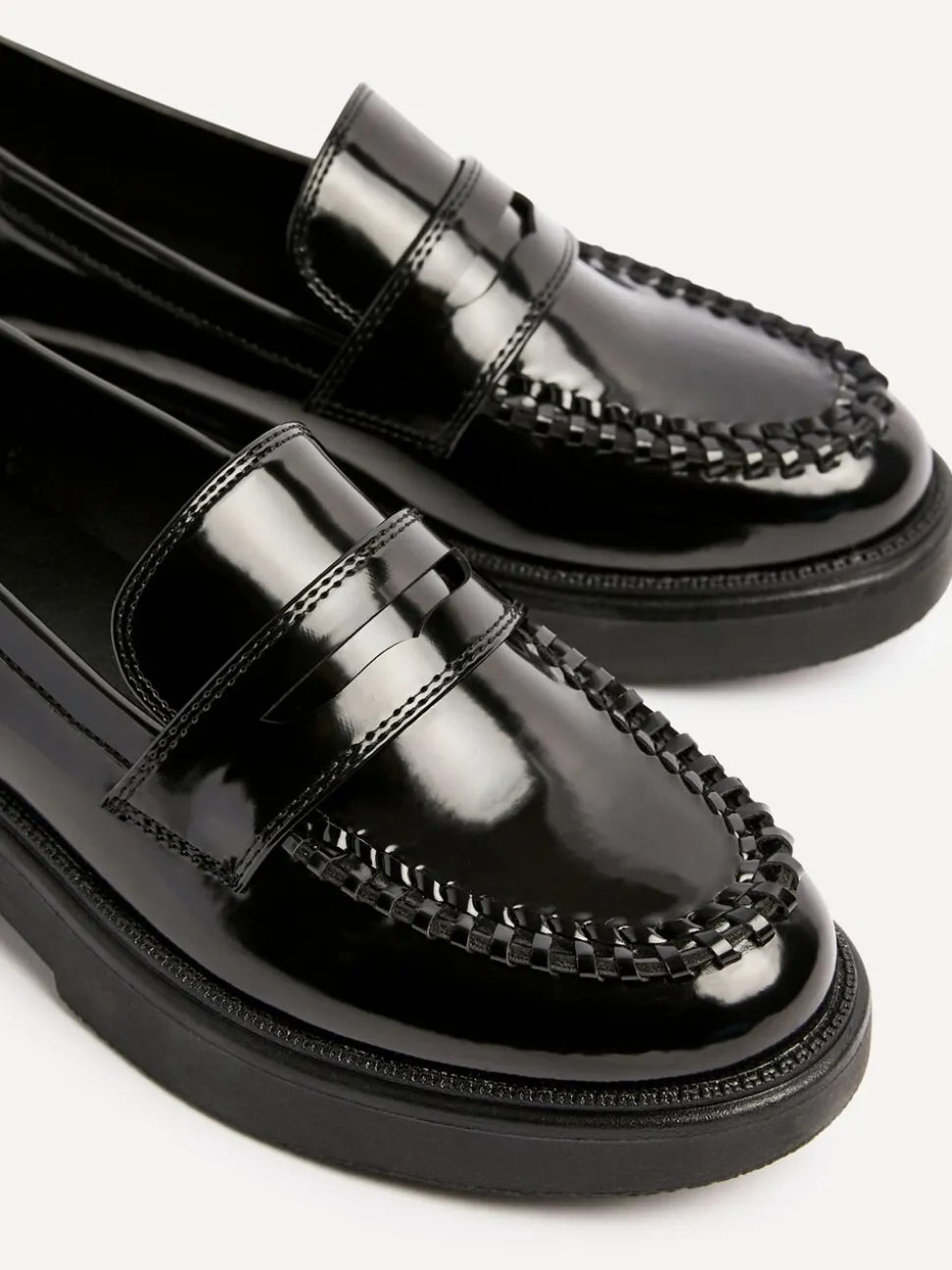 Mocassins Linzi épais avec détails tissés