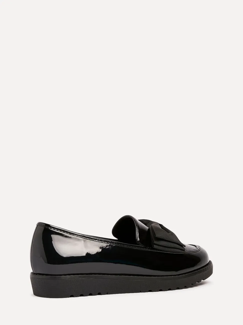 Mocassins Linzi Violetta classiques à enfiler coupe large avec nœud en tissu