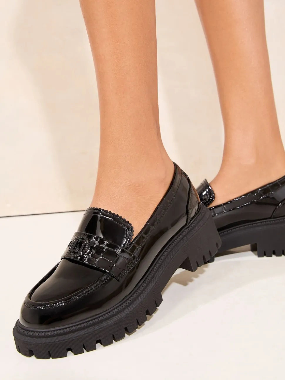 Mocassins Lipsy Penny en similicuir vernies