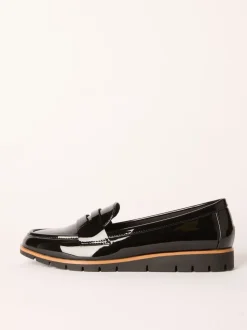 Mocassins plats Friends Like These Comfort en similicuir verni