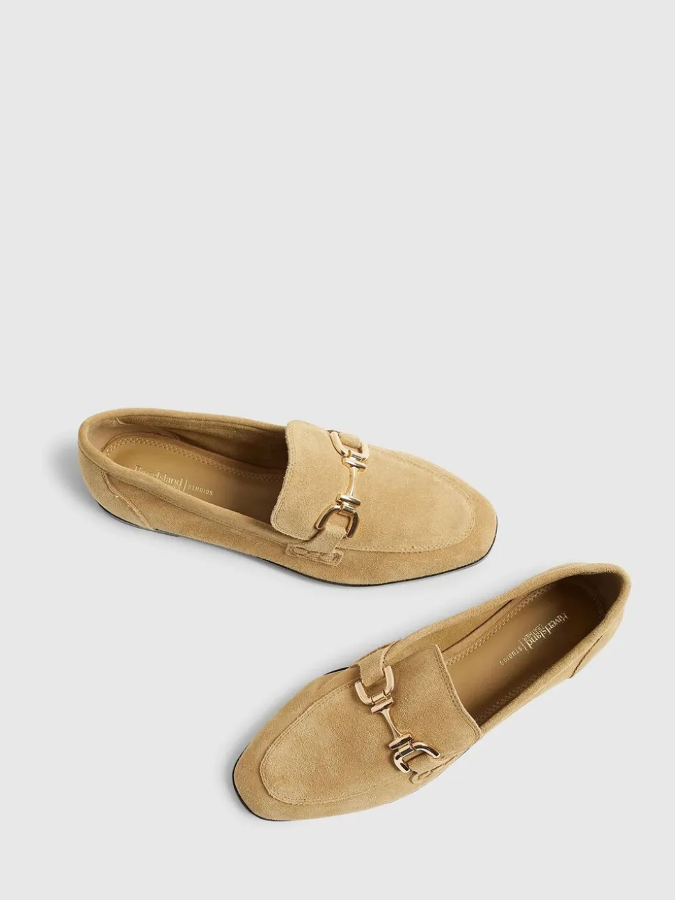 Mocassins River Island en daim à mors