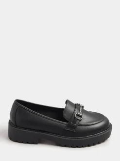 Mocassins Yours Curve coupe large avec détails métalliques