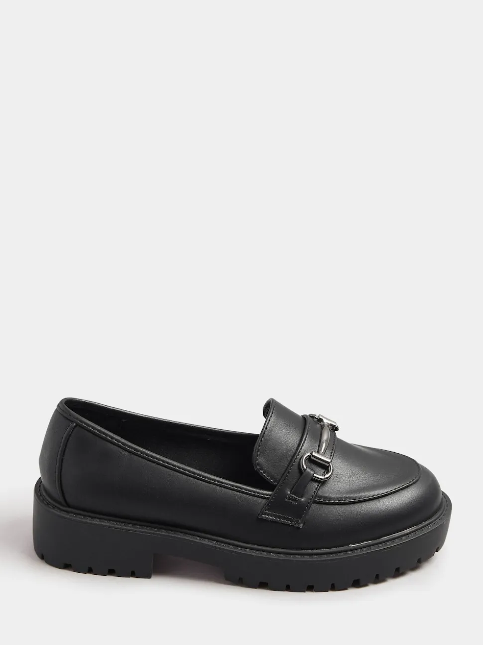 Mocassins Yours Curve coupe large avec détails métalliques
