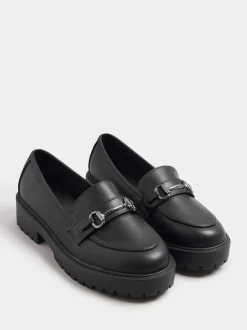 Mocassins Yours Curve coupe large avec détails métalliques