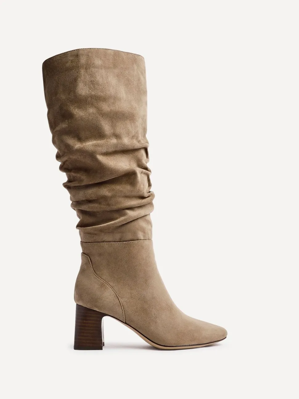 Mocha - Bottes hautes Linzi Alpine froncées