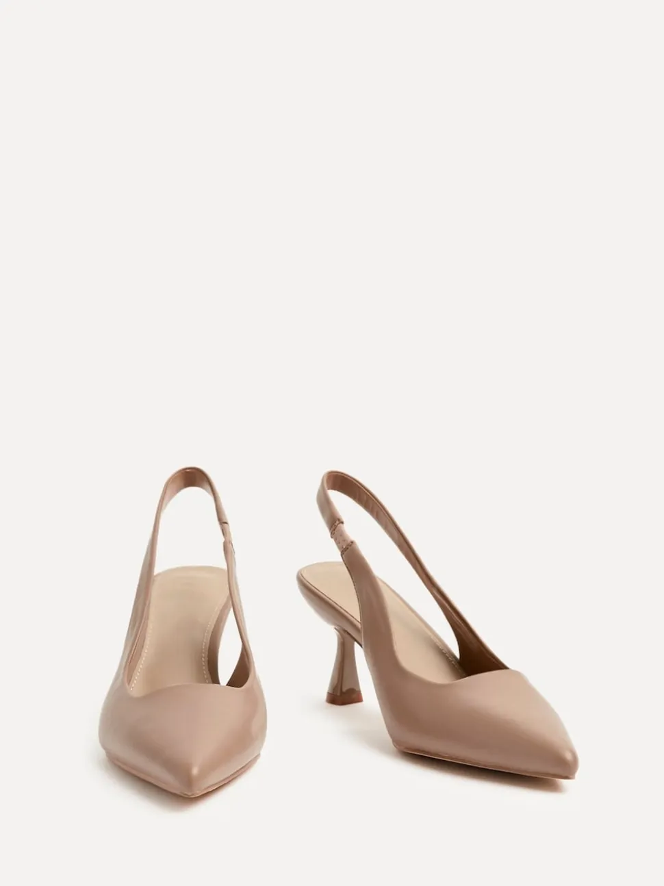 Mocha - Linzi Presley Stiletto Pointed Escarpins et talons