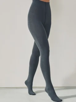 Modèle uni gris - Collant thermique 100D
