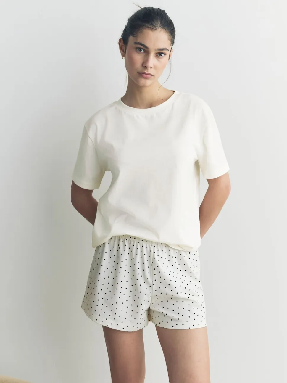monochrome - Ensemble de 3 pyjamas shorts