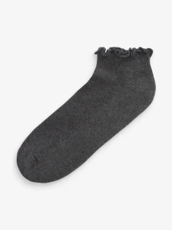 monochrome - Paquet de chaussettes d'entraînement à semelle coussinée Frill Top 4
