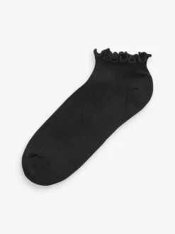 monochrome - Paquet de chaussettes d'entraînement à semelle coussinée Frill Top 4