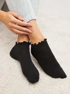 monochrome - Paquet de chaussettes d'entraînement à semelle coussinée Frill Top 4