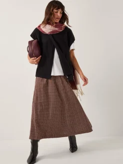 Monsoon Gilet poncho en maille à double boutonnage