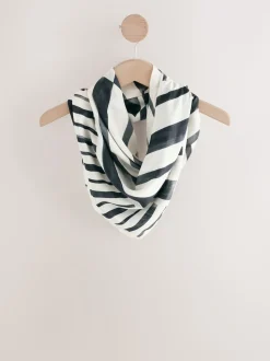 Motifs Géométriques noir/blanc - Écharpe carrée