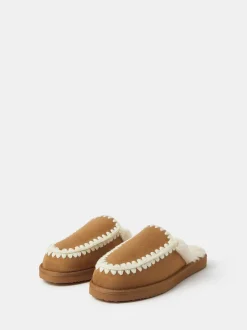 Mules Accessorize Whipstitch en suédette