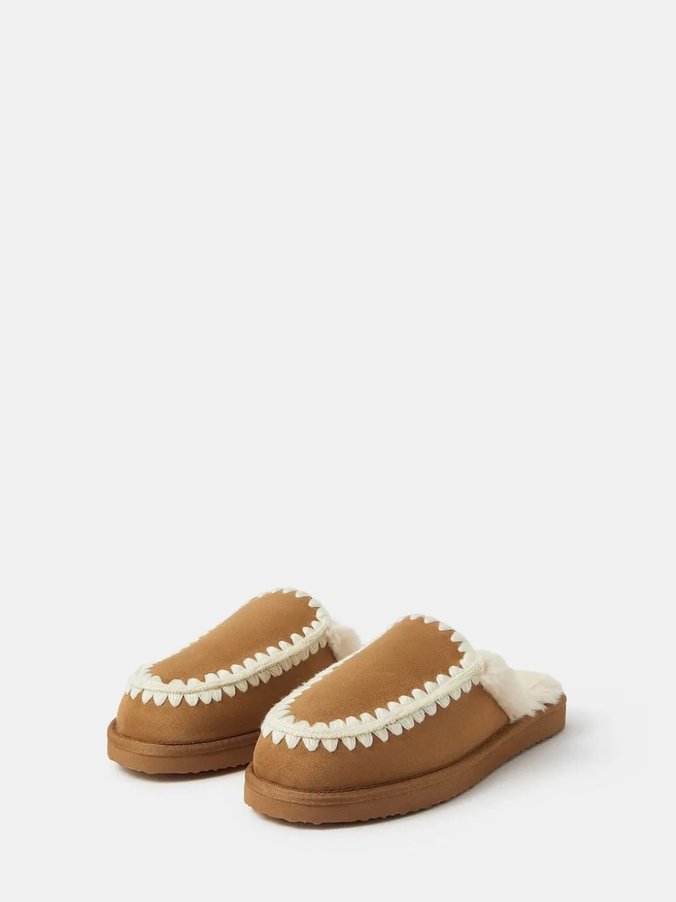 Mules Accessorize Whipstitch en suédette